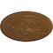 Ekena Millwork Naple Ceiling Medallion (Fits Canopies up to 3 3/8"), Hand-Painted Smokey Topaz, 37 1/2"OD x 3 3/8"P CM37NASTF - alternate 2